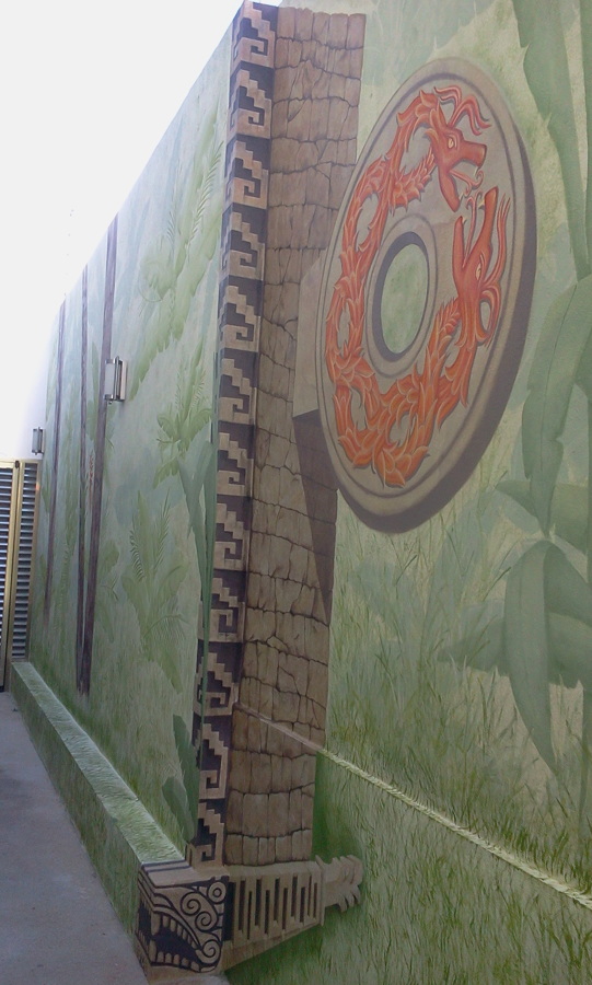 Mural Maya Detalles
