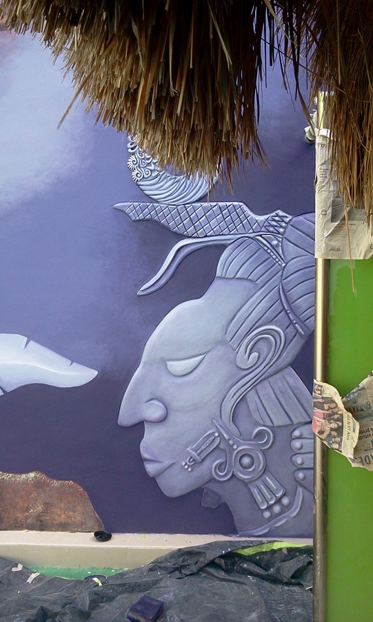 Mural Maya Detalles