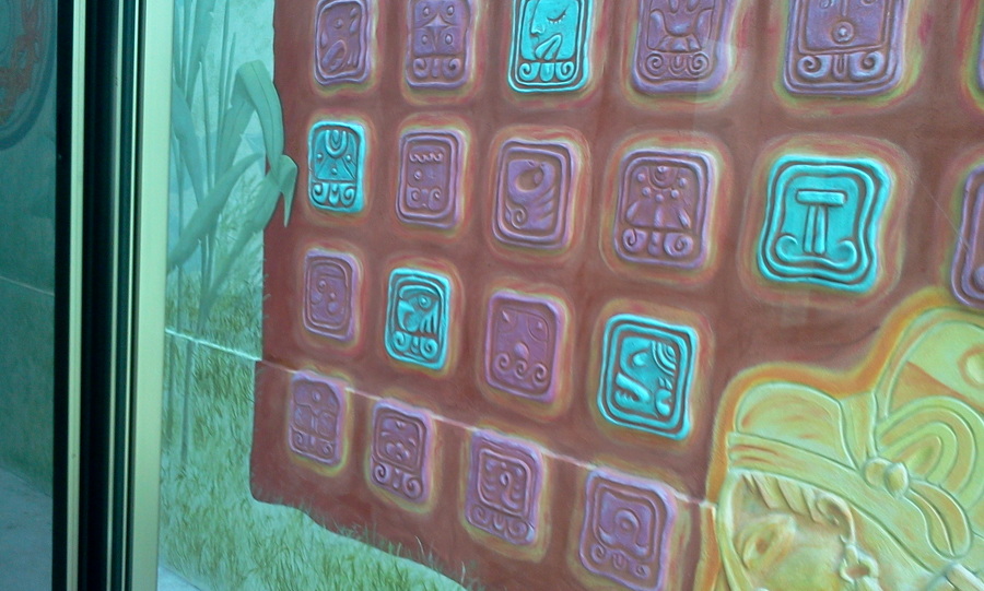 Mural Maya Detalles