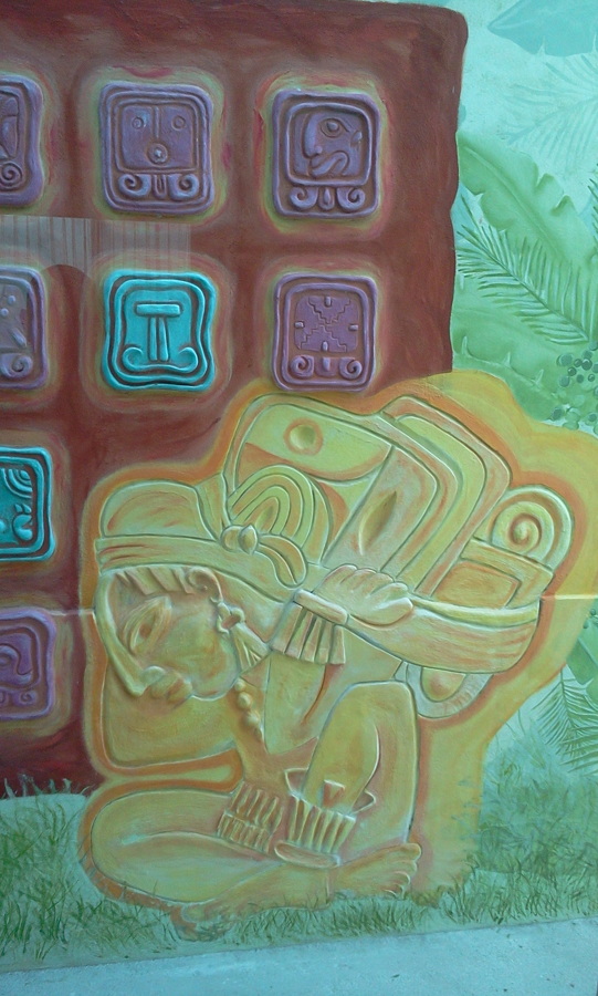 Mural Maya Detalles