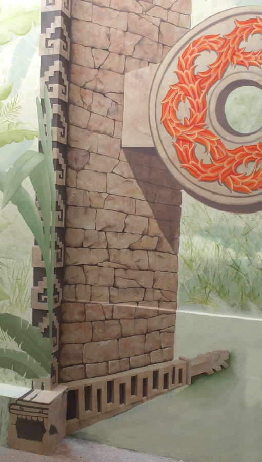 Mural Maya Detalles