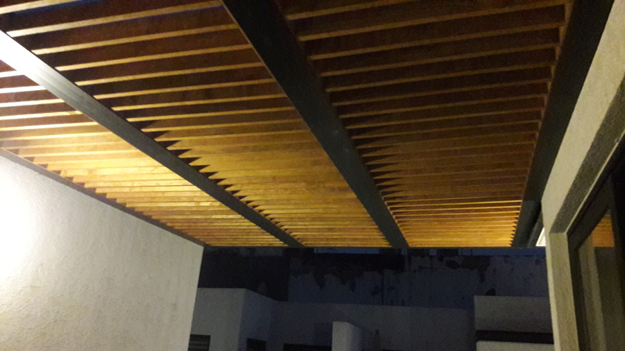 Pergola ya terminada