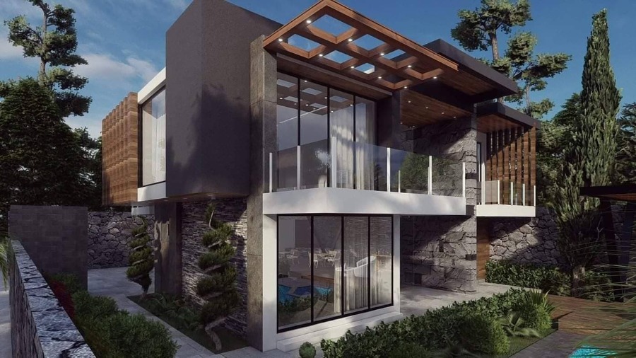 perspectiva de fachada dos