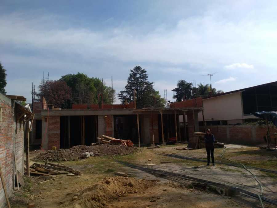 PROCESO DE COSNTRUCCION FACHADA POSTERIOR