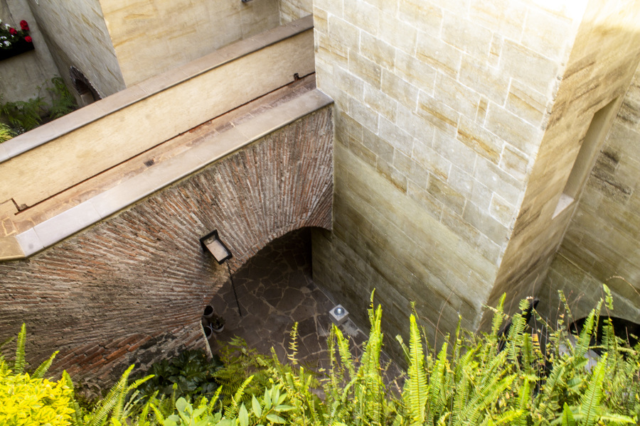 Puente de acceso desde la cochera