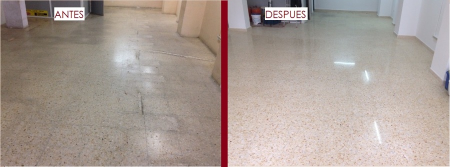 Pulido y brillado de Terrazo