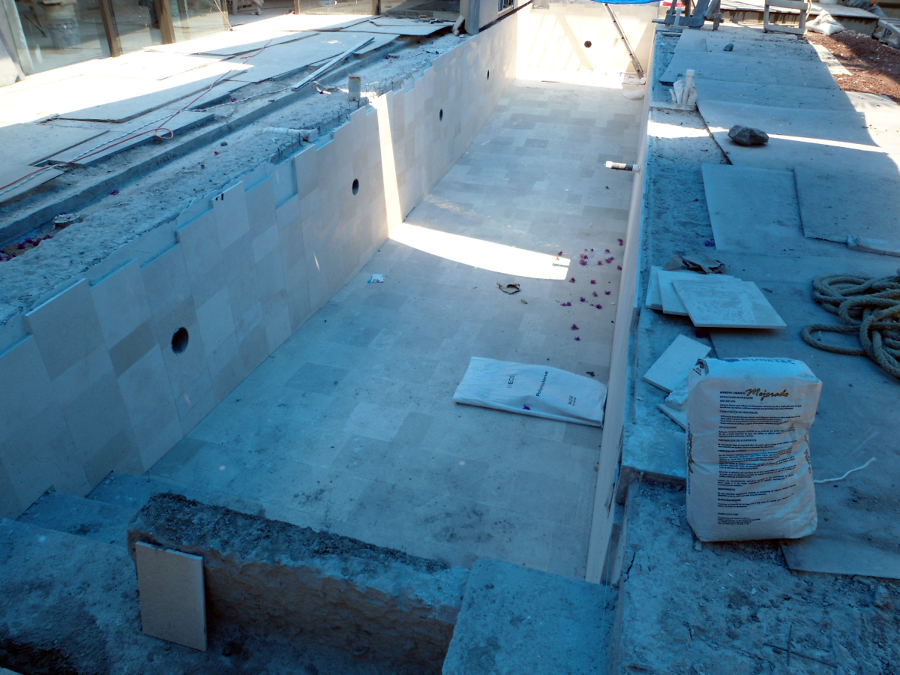 Recubrimiento de alberca.