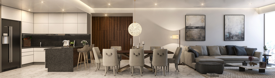 sala comedor de departamento b