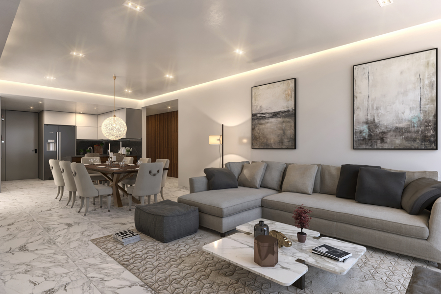 sala de estar departamento b