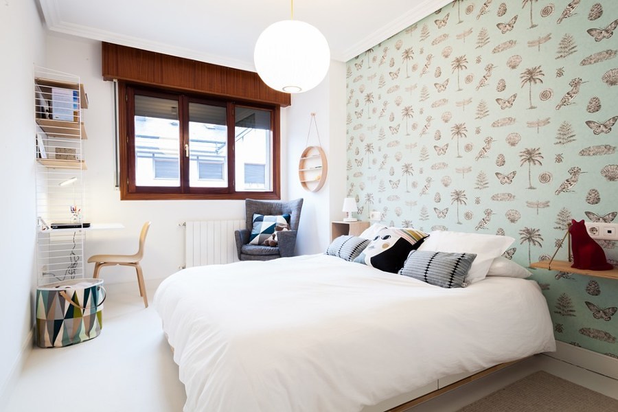 Piso de madera pintado con pintura epóxica