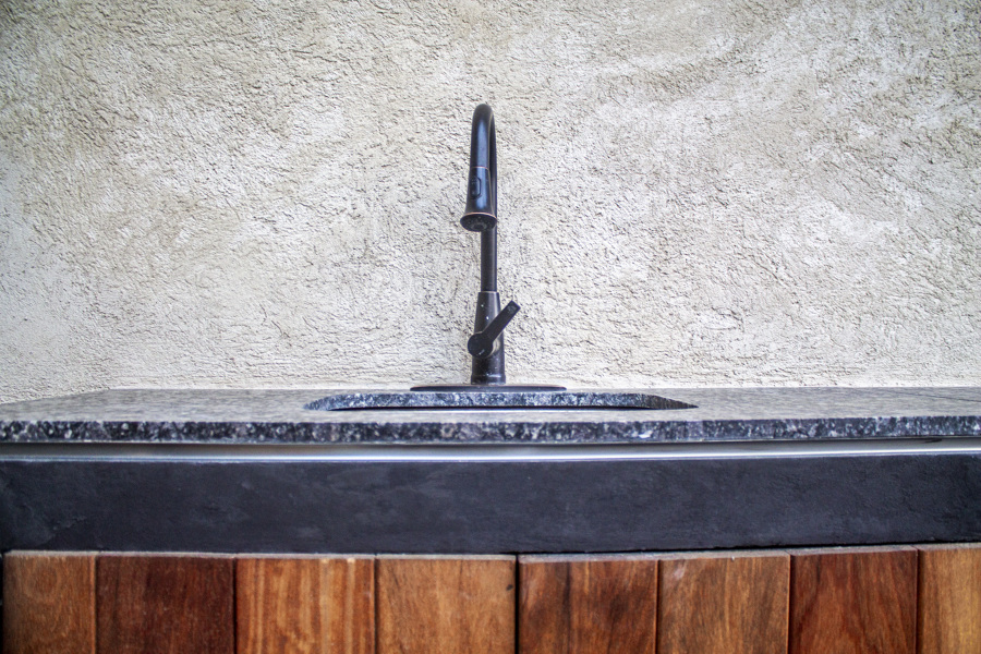 Tarja en área de asador