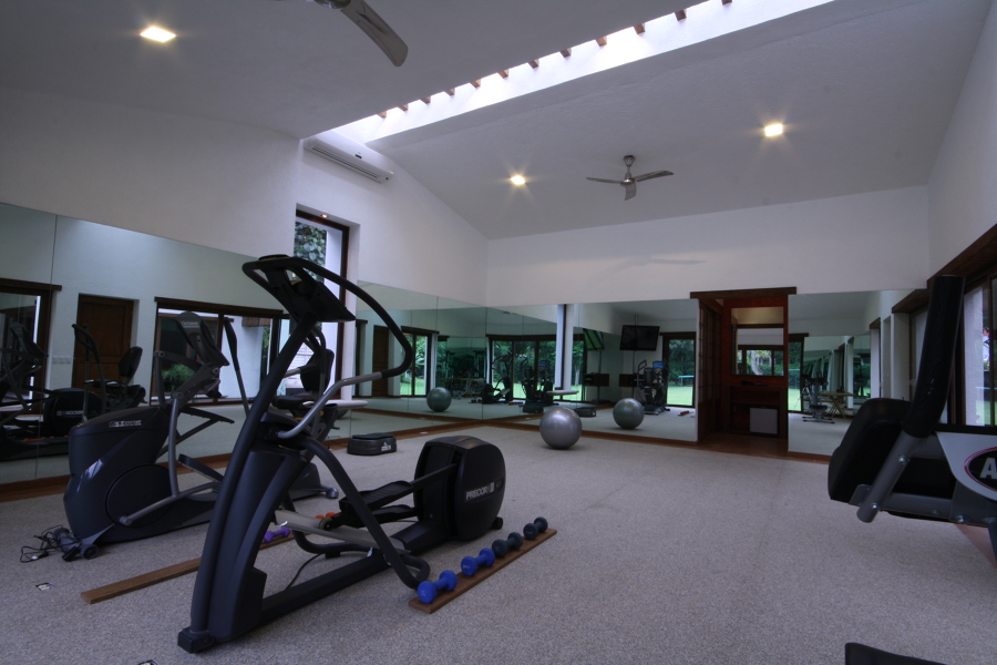 Vista del gimnasio hacia el Spa