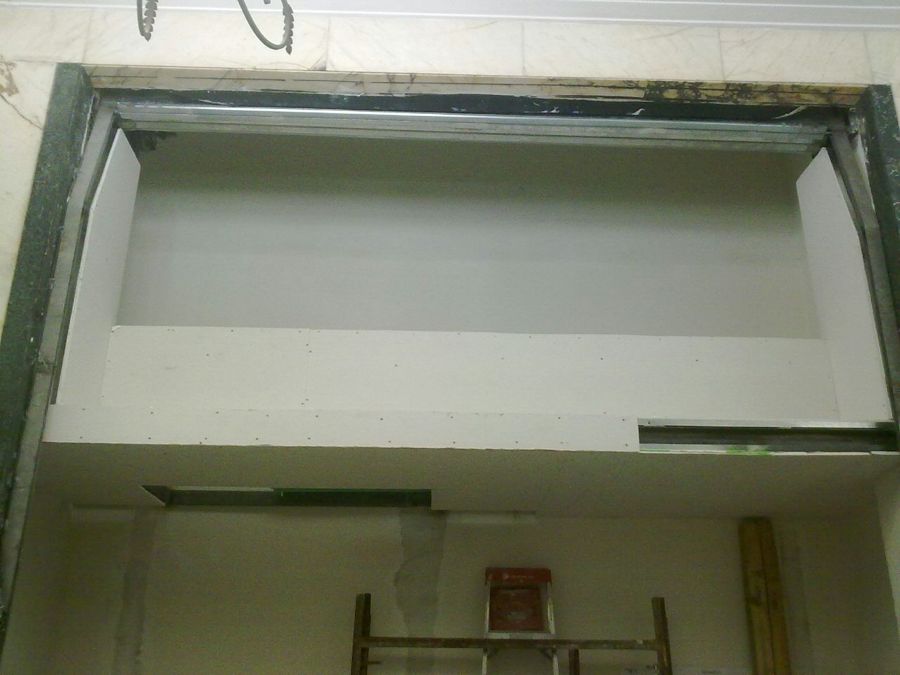 Vitrina de tablaroca.