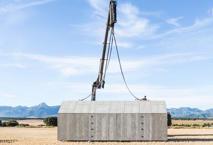 Casa prefabricada transportable