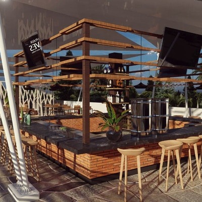 PROYECTO,  BAR TIPO ISLA