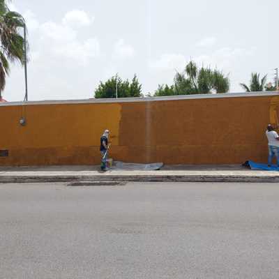 Pintura Acrílica en Fachada Exterior