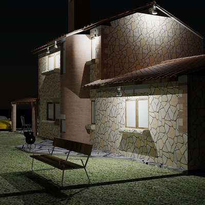 FACHADA PROYECTO RUSTICO