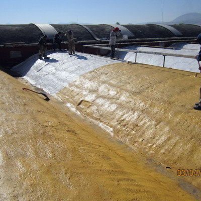 Aplicación de Impermeabilizante Acrílico.