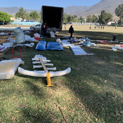 REHABILITACION DE PARQUES PUBLICOS EN IRAMUCO "UNIDAD DEPORTIVA" EN LA LOCALIDAD DE IRAMUCO, GTO