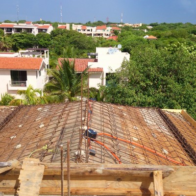 obra civil, edificio departamentos ,puerto aventuras