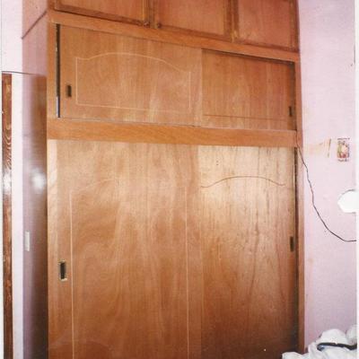 closet tradicional en madera de caobilla