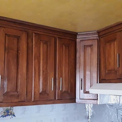 Cocina. Estilo Provenzal. Color Nogal