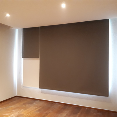 Colocación de cortinas Hunter Douglas