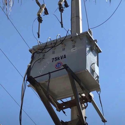 reemplazo de transformador tipo poste