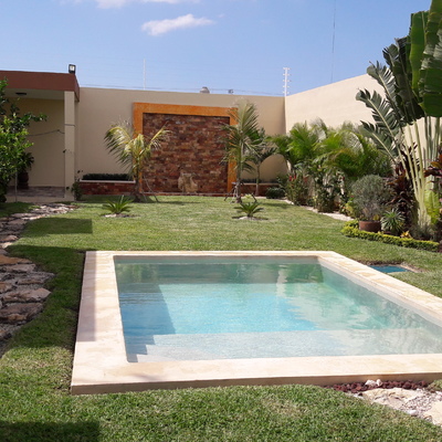 detalle al fondo de jardin