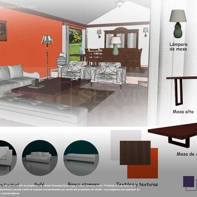 Proyecto de diseño interior | Sala
