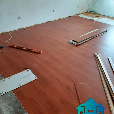 Instalación de duela solida