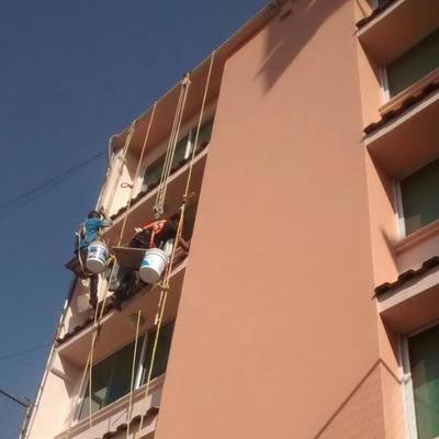 pintura en edificio
