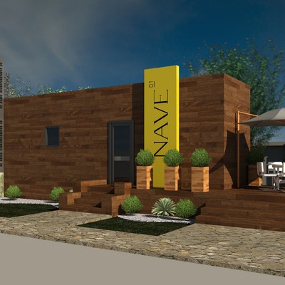 Caseta de ventas fraccionamiento residencial