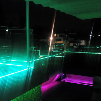 ILUMINACION LED Y AUDIO EN ROOF GARDEN