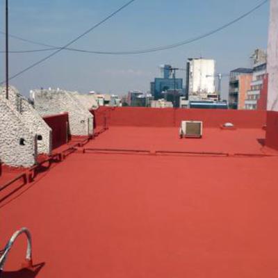 Impermeabilización terminada Esparza Oteo.