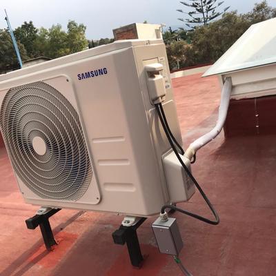Instalación de Aire Acondicionado tipo Split Marca: Samsung 22,000 BTU Frio y Calor Inverter 220 volts R-410A
