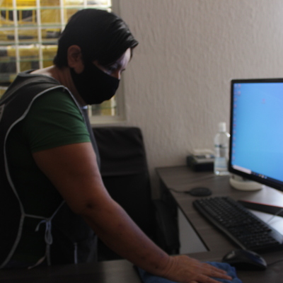 Operarios de limpieza