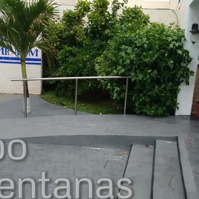 BARANDALES SIN CRISTAL. PARA CONDOMINIOS SALVIA EN ZONA HOTELERA.