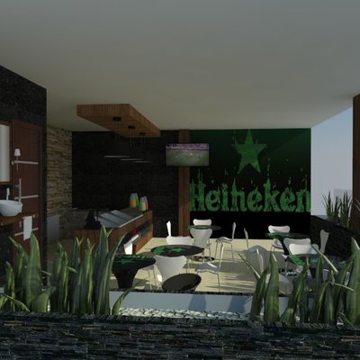 Cafetería para Productora  de cerveza Heineken