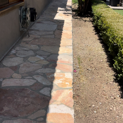 Instalación de piedra laja