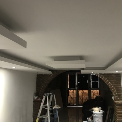 Plafón de suspensión con cajillo