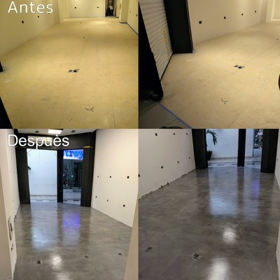 Obras con micrócemento