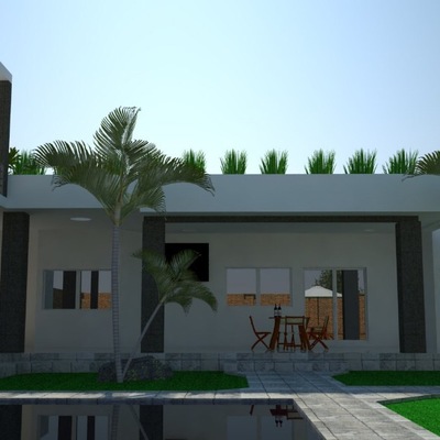 TERRAZA 2 PLANTAS Y ALBERCA