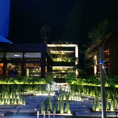 Iluminación de Roof garden y área infantil