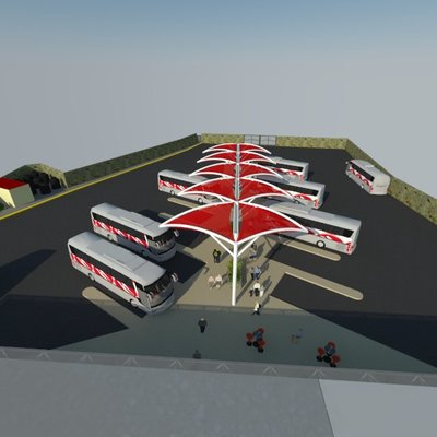 REMODELACION TERMINAL DE AUTOBUSES PULL MAN DE MORELOS