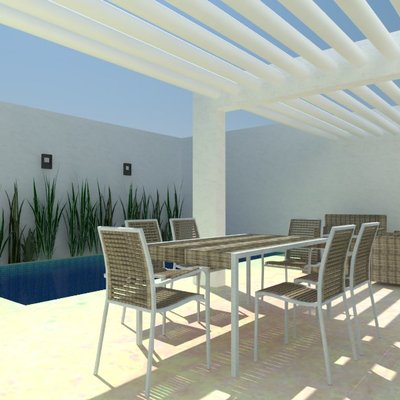 Proyecto de Terraza y Alberca