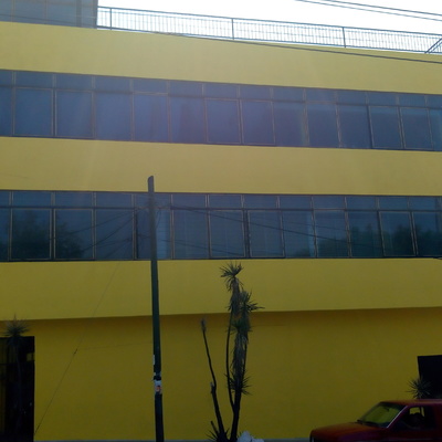 Yellow building