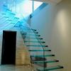 ESCALERAS FLOTADAS DE CRISTAL CON BARANDAL