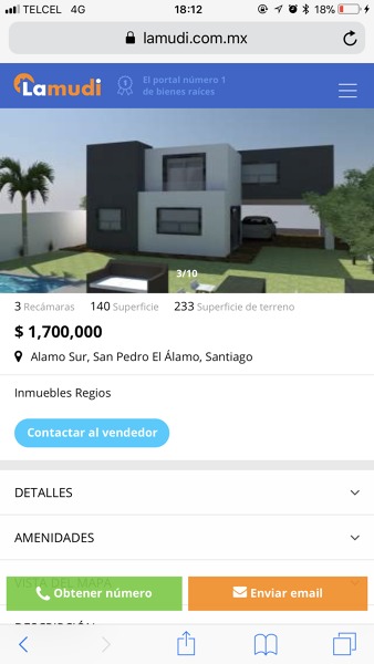 ¿Cuánto cuesta construir cerca del Alamo, Santiago?